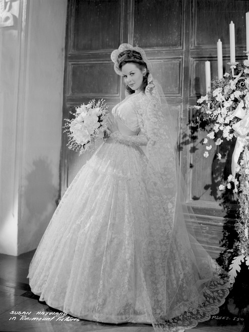 Susan Hayward Posed in a Wedding Dress Photo Print - Item # VARCEL697765