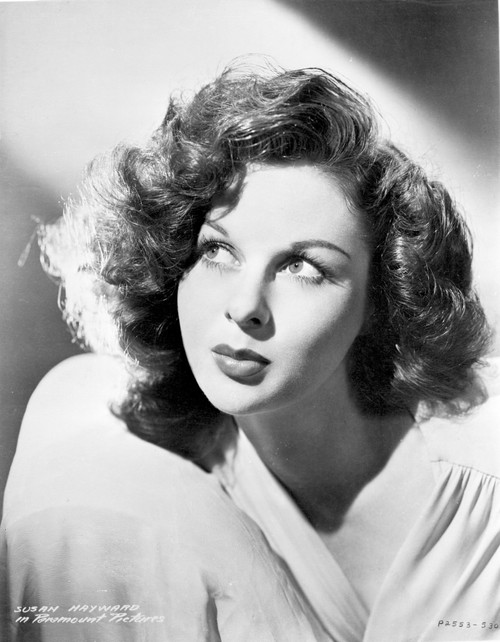 Susan Hayward Looking Up in Dress Photo Print - Item # VARCEL697785