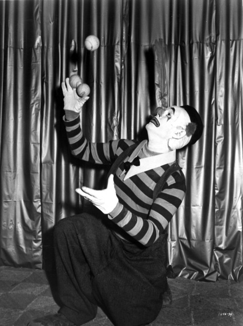 Emmett Kelly Performing in Clown Attire Photo Print - Item # VARCEL697831