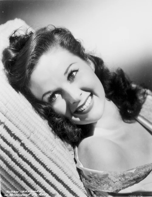 Susan Hayward smiling Posed Photo Print - Item # VARCEL697836