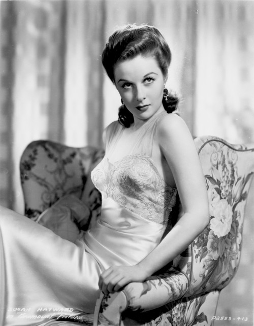 Susan Hayward Posed in a Shiny Gown Photo Print - Item # VARCEL697824