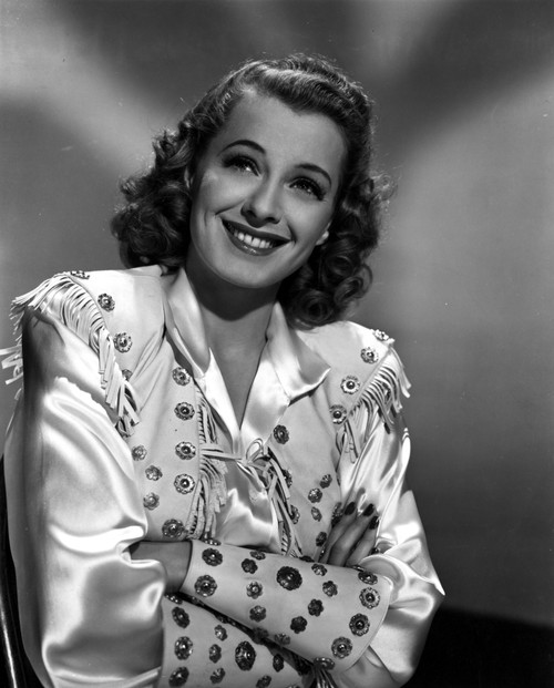 Ellen Drew Portrait in Glossy Blouse Photo Print - Item # VARCEL697844