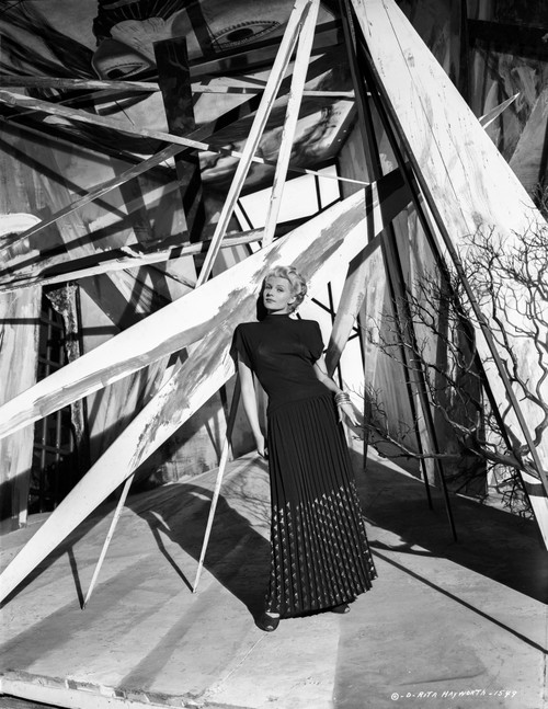 Rita Hayworth Pose in Long Black Dress Photo Print - Item # VARCEL697970