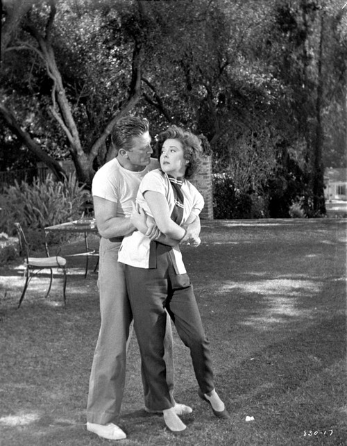 Top Secret Affair hugging in Black and White Photo Print - Item # VARCEL697974
