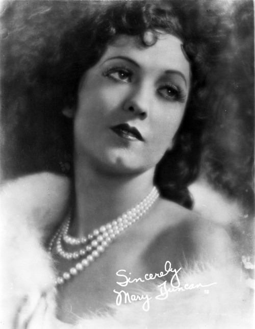 Mary Duncanon wearing Furry Coat with Pearl Necklace Photo Print - Item # VARCEL697988