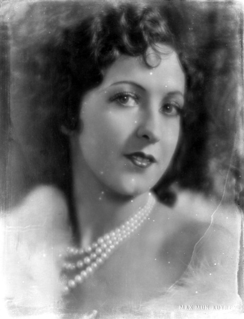 A portrait of Mary Duncan wearing a pearl necklace Photo Print - Item # VARCEL697991