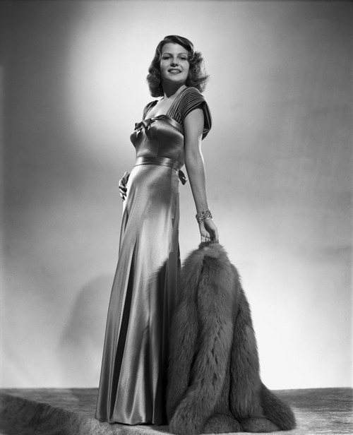 Rita Hayworth Posed in a Shiny Gown Photo Print - Item # VARCEL698028