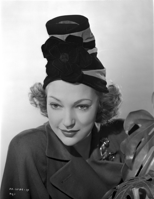 June Duprez in Formal Outfit and Dark Hat Photo Print - Item # VARCEL698024