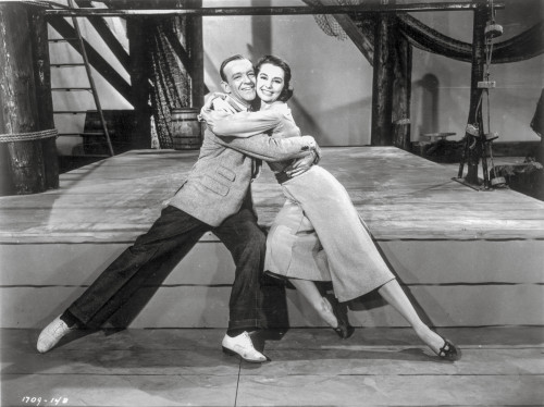 Silk Stockings Couple hugging Each Other in a Movie Scene Photo Print - Item # VARCEL698026