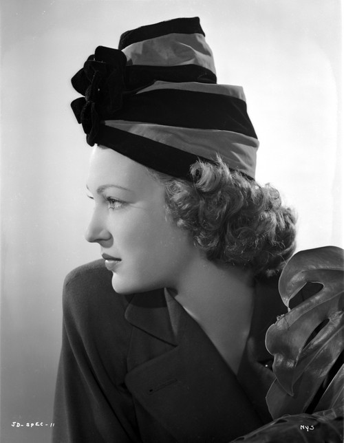June Duprez on Top Dark Full Sleeve Portrait Photo Print - Item # VARCEL698055