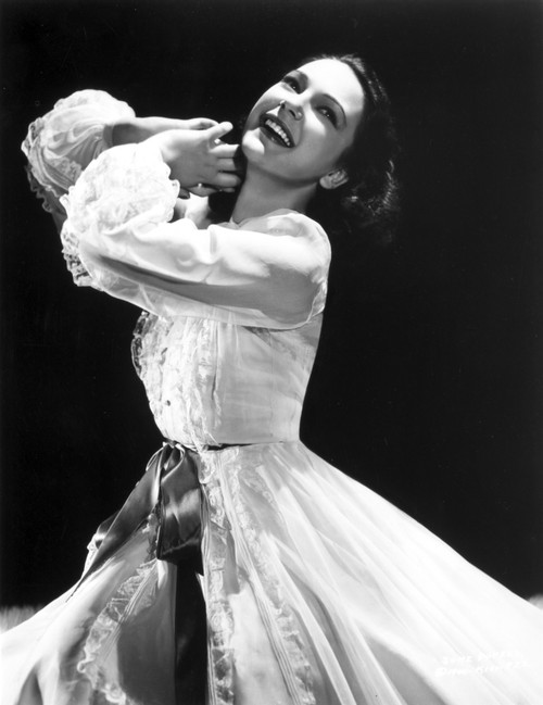 June Duprez on A Dress Swaying and Happy Portrait Photo Print - Item # VARCEL698033