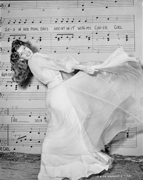 Rita Hayworth Posed in Long Skirt Photo Print - Item # VARCEL698083