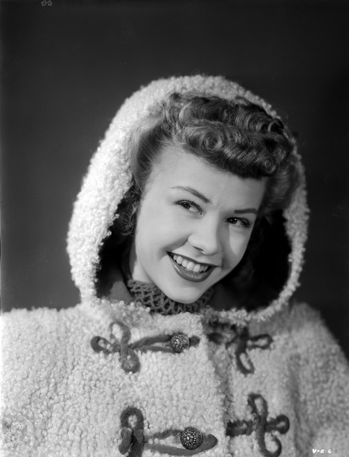 Vera Ellen on a Furry Coat Portrait Photo Print - Item # VARCEL698195