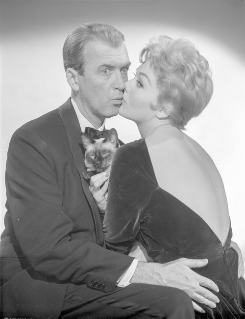 Book Bell Couple Kissing Portrait in Black and White Photo Print - Item # VARCEL698237