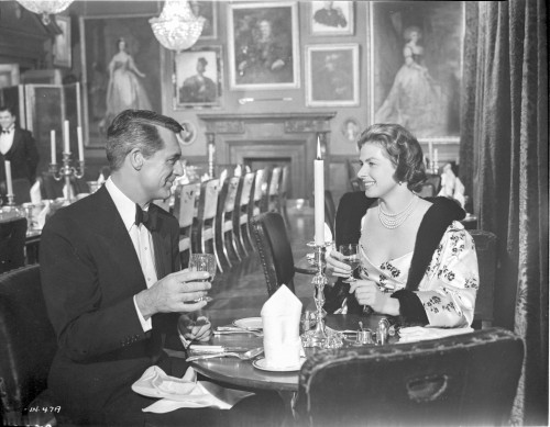 Indiscreet Lady in Printed Dress Talking to a Man in Suit Photo Print - Item # VARCEL698249
