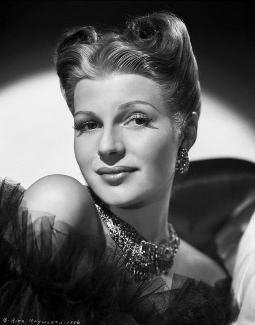 Rita Hayworth Posed in a Brilliant Necklace Photo Print - Item # VARCEL698262