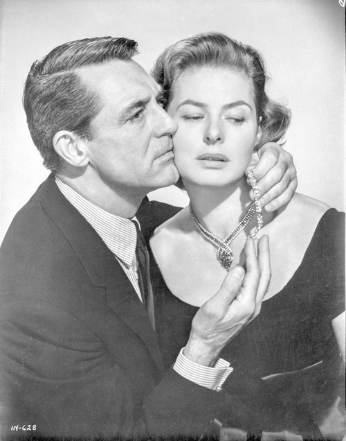 Indiscreet Couple in Black and White Portrait Photo Print - Item # VARCEL698267