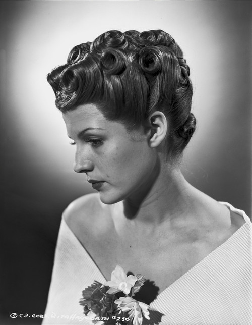 Rita Hayworth Posed in Dress with Corsage Photo Print - Item # VARCEL698306