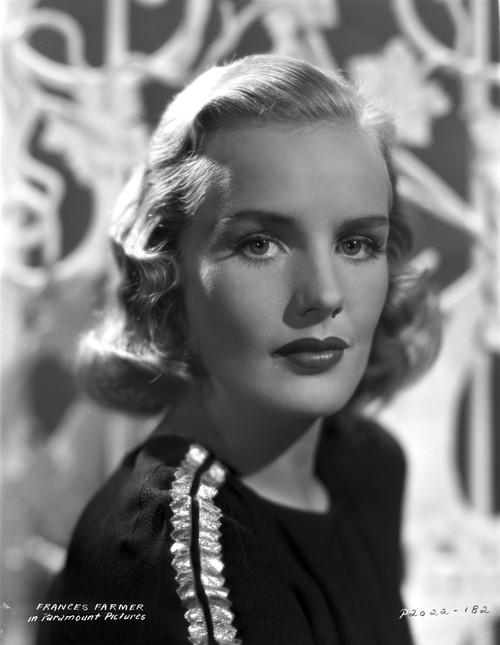 Frances Farmer on a Dark Top Portrait Photo Print - Item # VARCEL698293