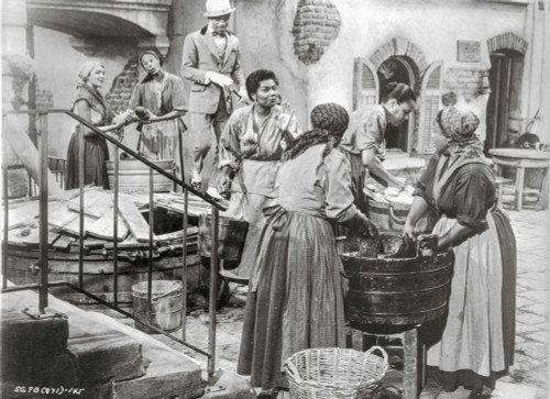 Porgy And Bess Scene of People Fetching Water from Well Excerpt from Film Photo Print - Item # VARCEL698316