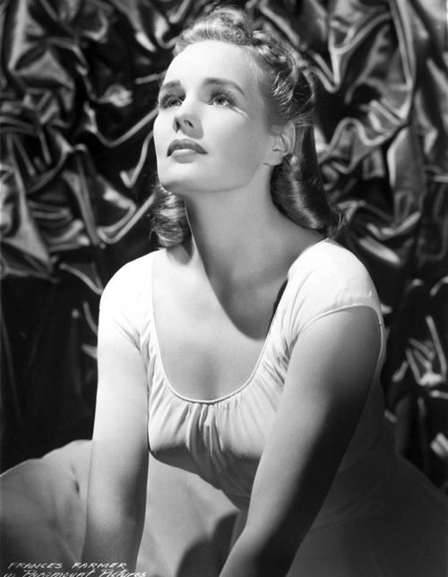 Frances Farmer Looking Up Portrait Photo Print - Item # VARCEL698342