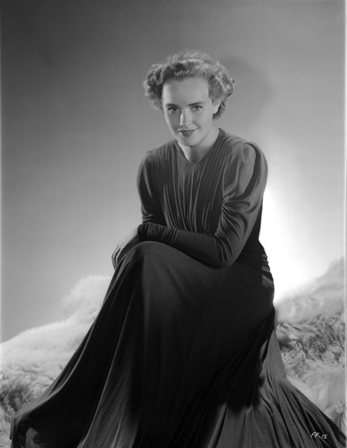 Frances Farmer Seated with Long Dress Photo Print - Item # VARCEL698375