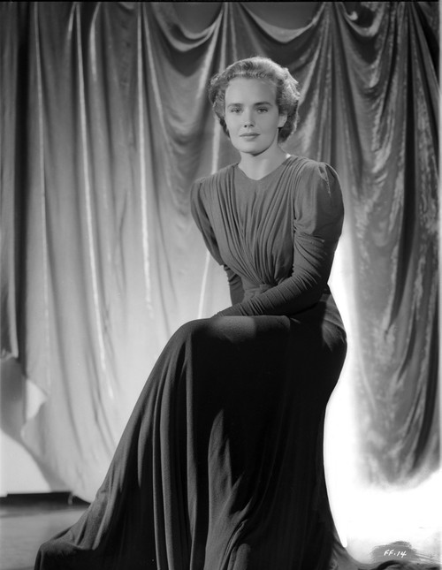 Frances Farmer on a Dark Dress sitting Portrait Photo Print - Item # VARCEL698372