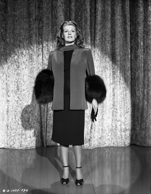Portrait of Rita Hayworth posed in the Stage Photo Print - Item # VARCEL698465