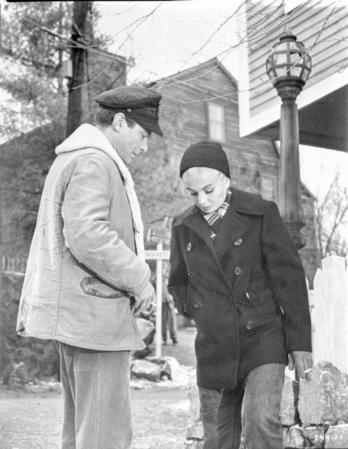 Home Before Man in Coat Talking to a Man Photo Print - Item # VARCEL698565
