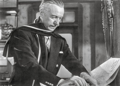 Separate Tables Solo Scene in Black and White Photo Print - Item # VARCEL698583