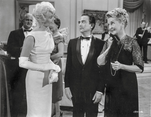 Pillow Talk Scene of People in Formal Outfit Talking Excerpt from Film Photo Print - Item # VARCEL698620