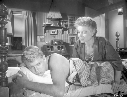 Summer Place Movie Scene in Black and White Photo Print - Item # VARCEL698626