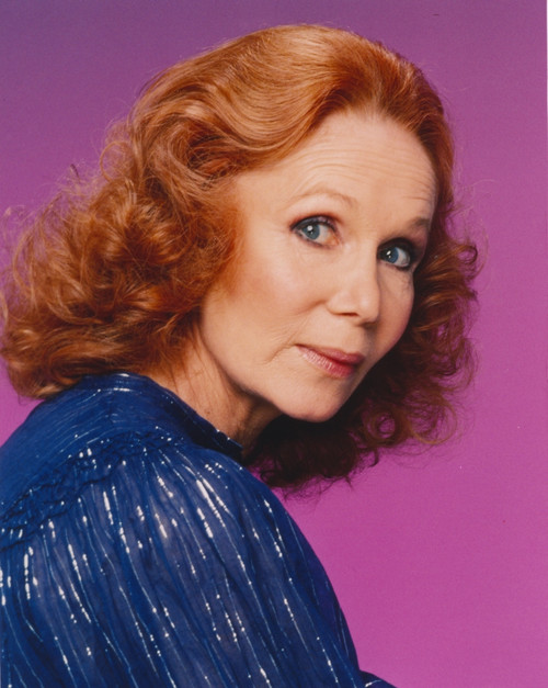Katherine Helmond Side View Pose in Blue Dress Photo Print - Item # VARCEL698707