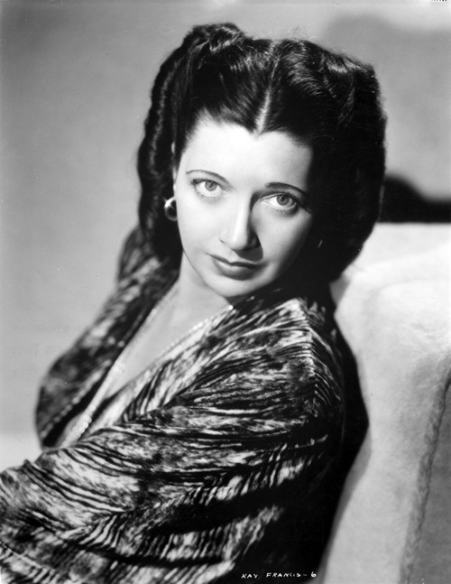Kay Francis on Printed Top And Leaning Portrait Photo Print - Item # VARCEL698714