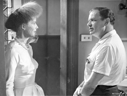 Suddenly Last Summer Lady Talking With Man Scene Excerpt from Film in Black and White Photo Print - Item # VARCEL698694