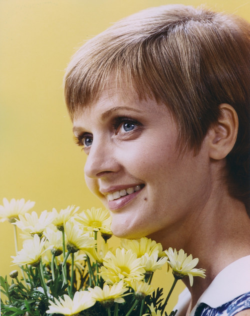 Florence Henderson with Sunflower Portrait Photo Print - Item # VARCEL698719
