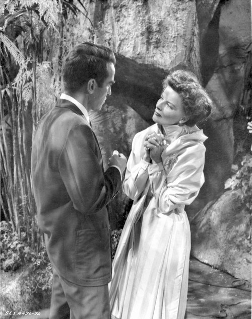 Suddenly Last Summer Cast Members Couple Portrait in Black and White Photo Print - Item # VARCEL698706
