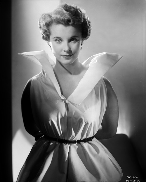 Mona Freeman on a Big Collar Dress With Hands on the Back Portrait Photo Print - Item # VARCEL698735