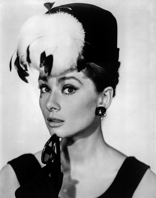 Audrey Hepburn Breakfast at Tiffany's Feather Hat Photo Print - Item # VARCEL698775