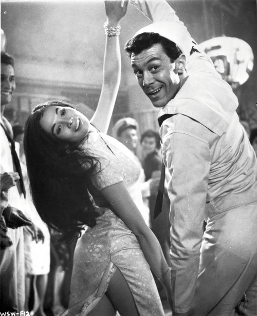 World Of Suzie Wong Couple Dancing in Movie Scene Photo Print - Item # VARCEL698753