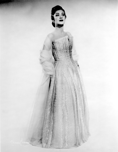 A portrait of Jane Froman wearing a ball gown Photo Print - Item # VARCEL698779