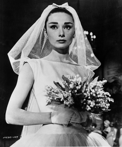 Audrey Hepburn Funny Face Wedding Dress Photo Print - Item # VARCEL698796