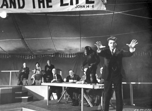 Elmer Gantry Group Posed Scene in Black and White Photo Print - Item # VARCEL698801