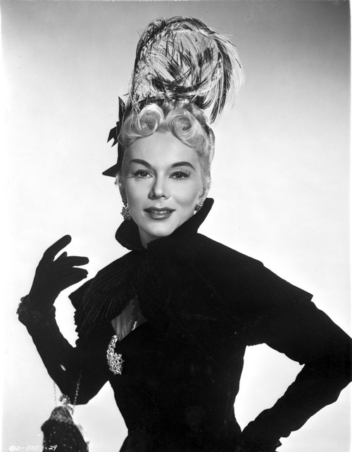 Eva Gabor on a Long Sleeve Dress with Glove Portrait Photo Print - Item # VARCEL698806