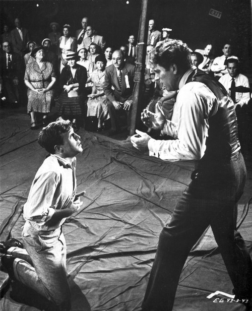 Elmer Gantry Boxing Scene in Black and White Photo Print - Item # VARCEL698816