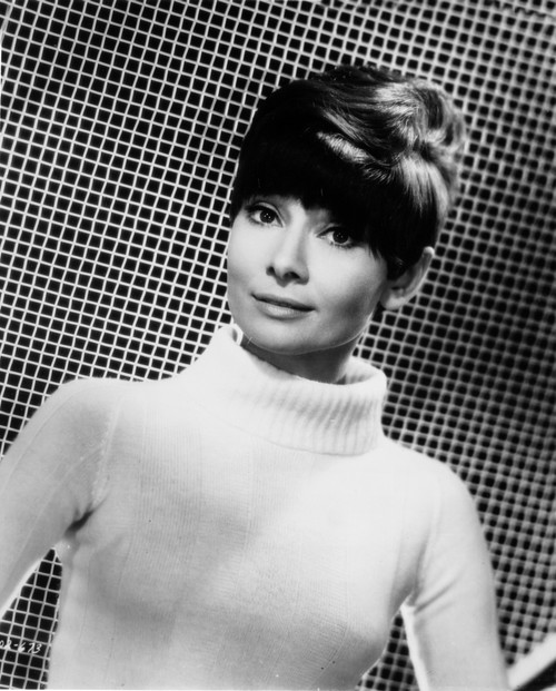 Audrey Hepburn posed in White Sweater Photo Print - Item # VARCEL698830
