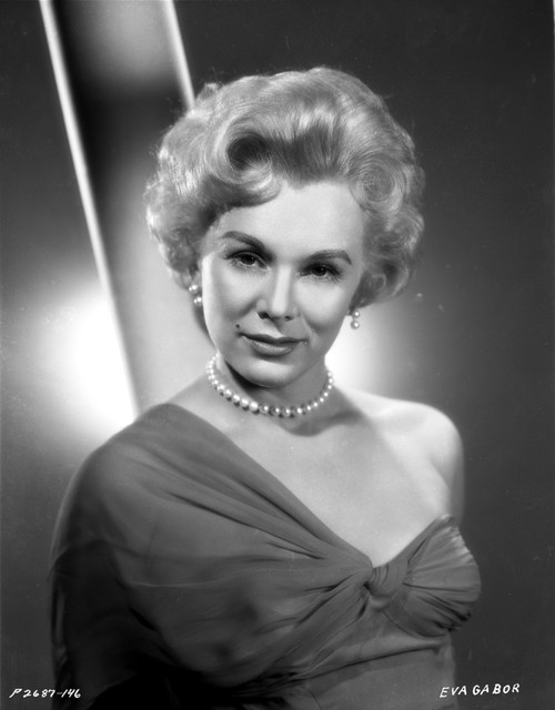 Eva Gabor on a Smooth Lace Top Portrait Photo Print - Item # VARCEL698835