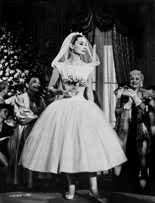 Audrey Hepburn Wedding Dress Photo Print - Item # VARCEL698854