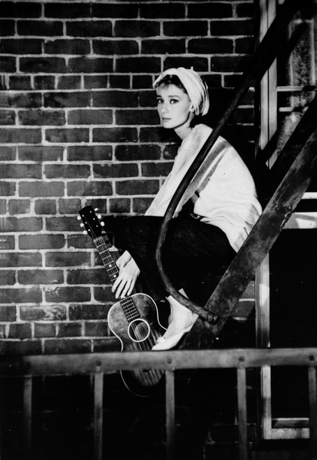 Audrey Hepburn Portrait Breakfast at Tiffany's Photo Print - Item # VARCEL698878