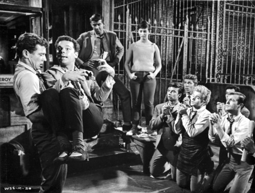 West Side Story People Begging to a Man Photo Print - Item # VARCEL698913